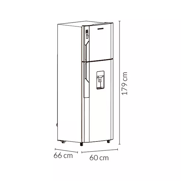 Nevera Challenger 317 Litros No Frost Panel Digital - Cr317