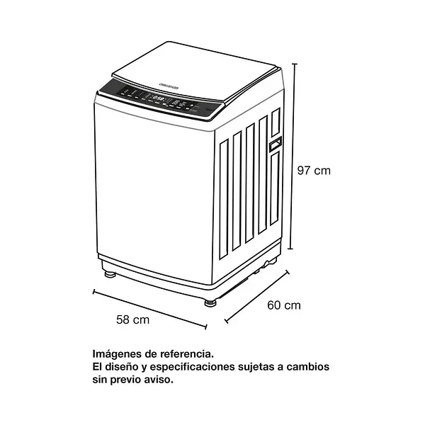 Lavadora Challenger Automática Gris 13kg (29lb) - Cw5713 Dg