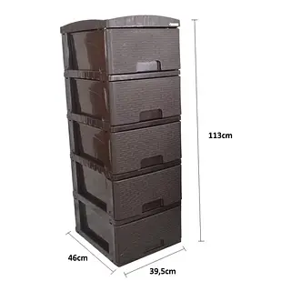 Practimueble Colplast X 5 Cajones Organizadores