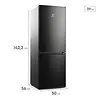 Nevera Electrolux 166lt Black-Erb163hb |Bottom Freezer Frost