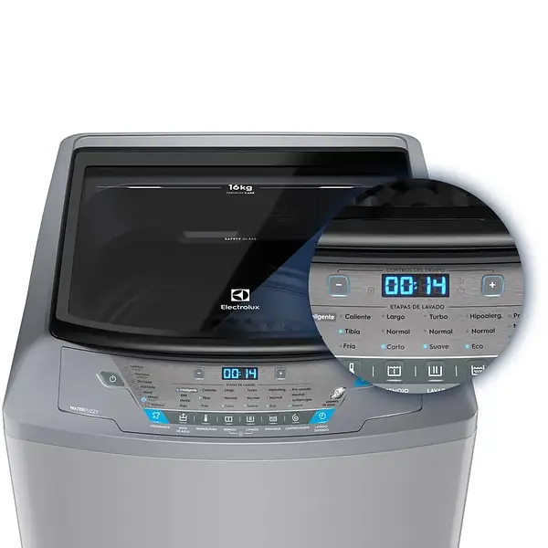 Lavadora Electrolux 16 Kg Gris Ewix16f3esg