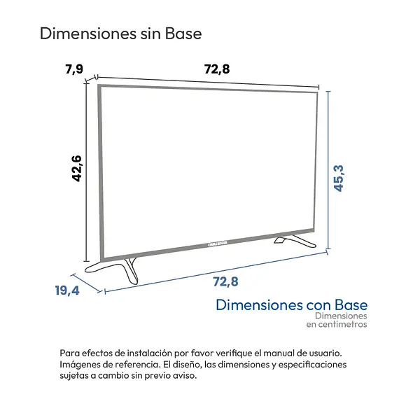 Televisor 32" Hd Google Tv Con Bluetooth - Led 32kg84 Bt T2