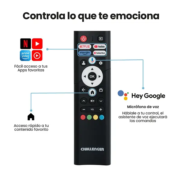 Televisor 43" Full Hd Google Tv Wifi - Led 43kg84 Bt