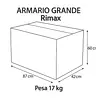 Combo Organizador Baru 2 (Armario Entrepaños+Cajonero Baru)