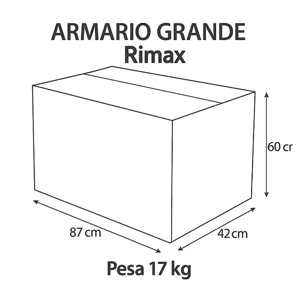 Combo Organizador Baru 2 (Armario Entrepaños+Cajonero Baru)
