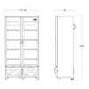 Vitrina Vertical Inducol 707l Vv-25dbl1pv No Frost 2p