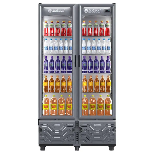 Vitrina Vertical Inducol 707l Vv-25dbl1pv No Frost 2p