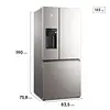 Nevecón Electrolux French Door 540l Im8is Efficient – Silver