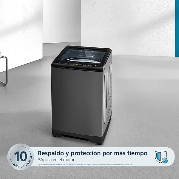 Lavadora Automática 16 Kg Diamond Gray Mabe