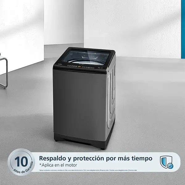 Lavadora Automática 14 Kg Diamond Gray Mabe