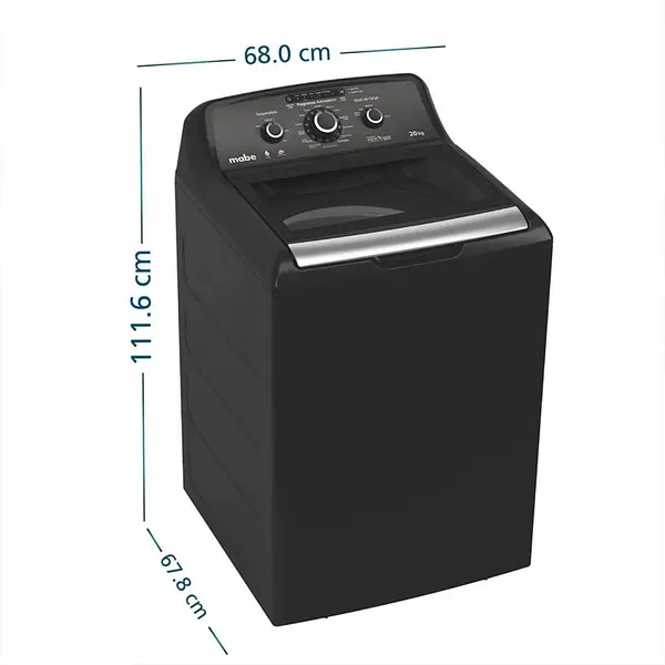 Lavadora Automática 20 Kg Diamond Gray Mabe