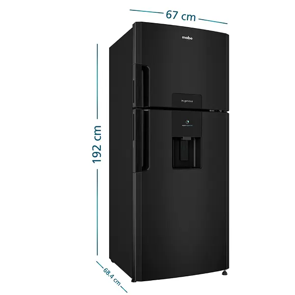 Nevera Mabe No Frost 470 L Brutos Grafito