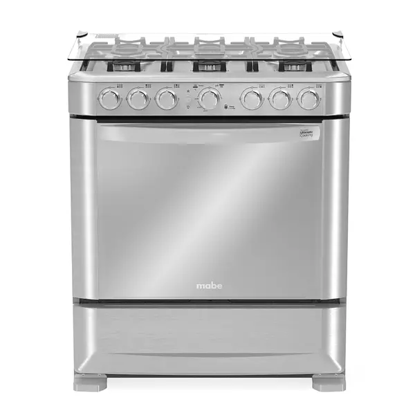 Estufa Mabe Con Horno 76 Cm A Gas Inox