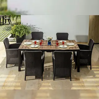 Comedor Capri Mq Familiar 6 Sillas