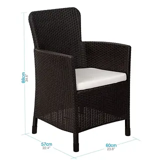 Comedor Capri Mq Familiar 6 Sillas