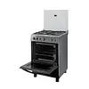 Estufa Challenger Con Horno Inox 60 Cm 4 Puestos Gas Propano