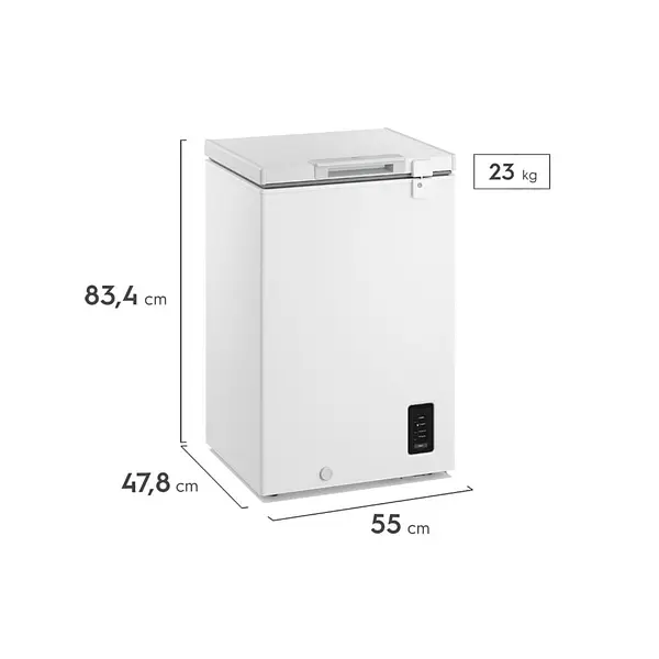 Congelador Electrolux 100l Inverter Blanco