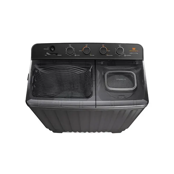 Lavadora White Westing-House Semiautomatica 15 Kg Negra