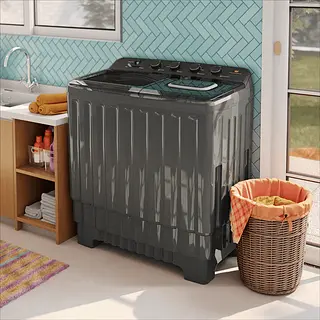 Lavadora Semiautomatica 15 Kg Electrolux Negra