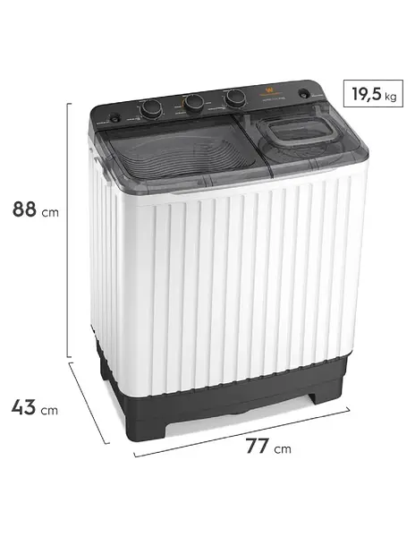 Lavadora Semiautomática White-Westinghouse 10kg Electrolux