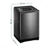 Lavadora Automática Propela 9 Kg Diamond Gray Mabe