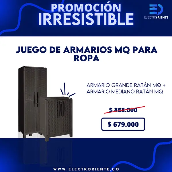Juego De Armario Mq Entrepaños
